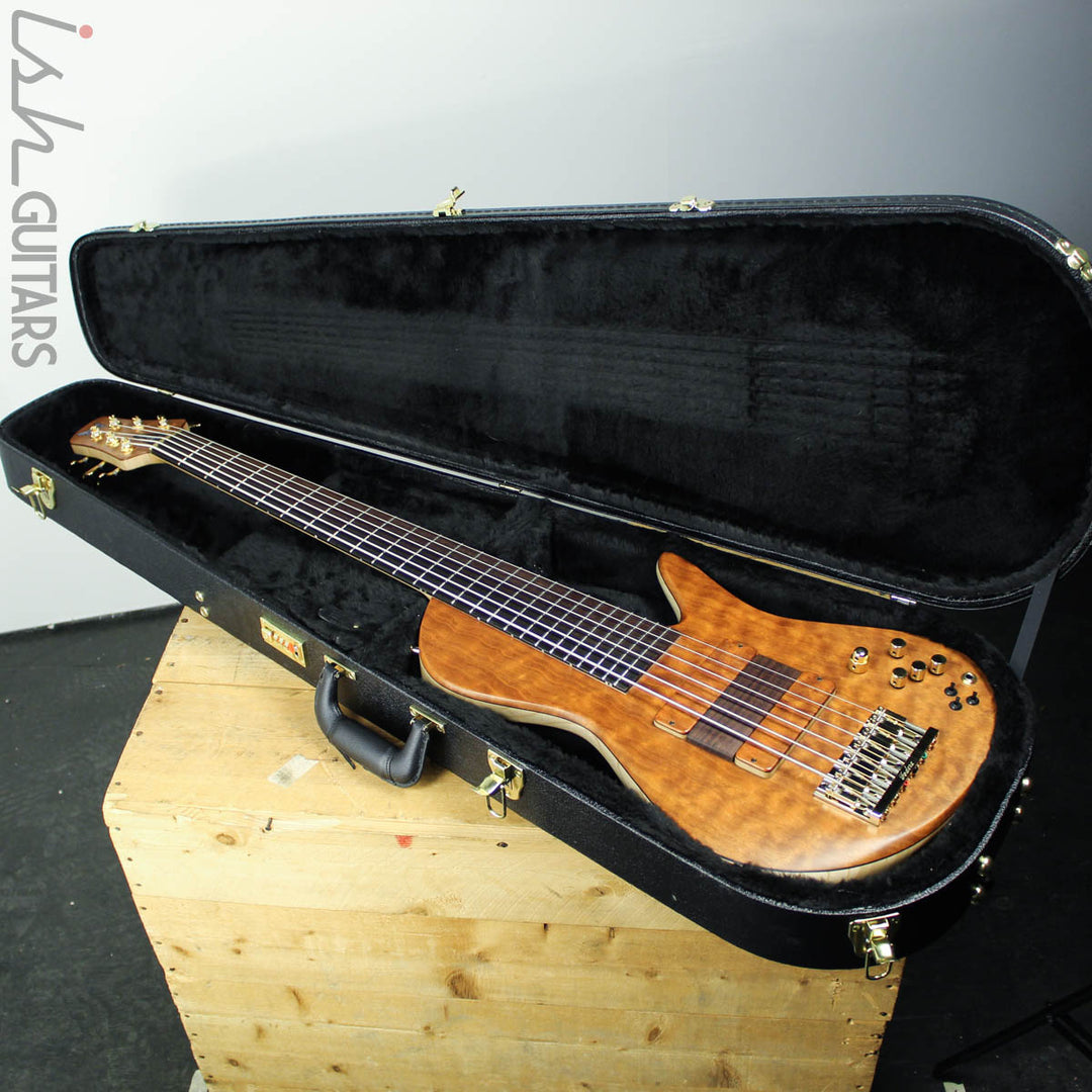 2018 Fodera Six String Emperor II Elite Quilted Mahogany/Ash