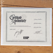 ESP Gary Holt Signature EC Electric Guitar Liquid Metal Lava