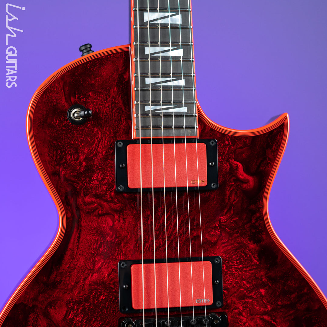 ESP Gary Holt Signature EC Electric Guitar Liquid Metal Lava