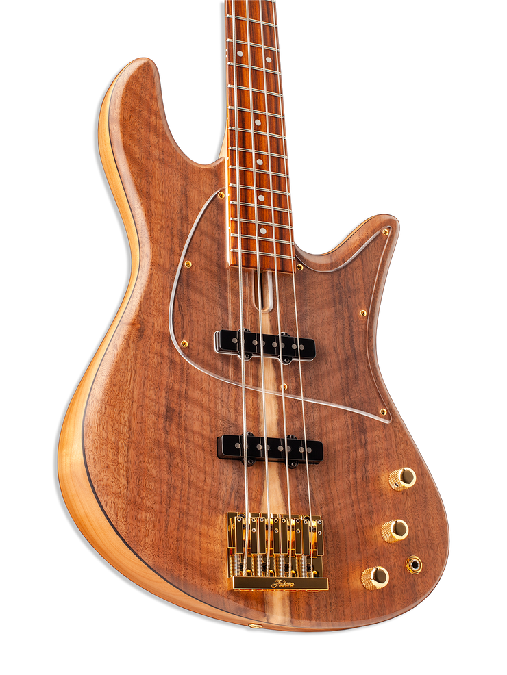 Fodera Flame Walnut Emperor J Standard Special Bass Guitar