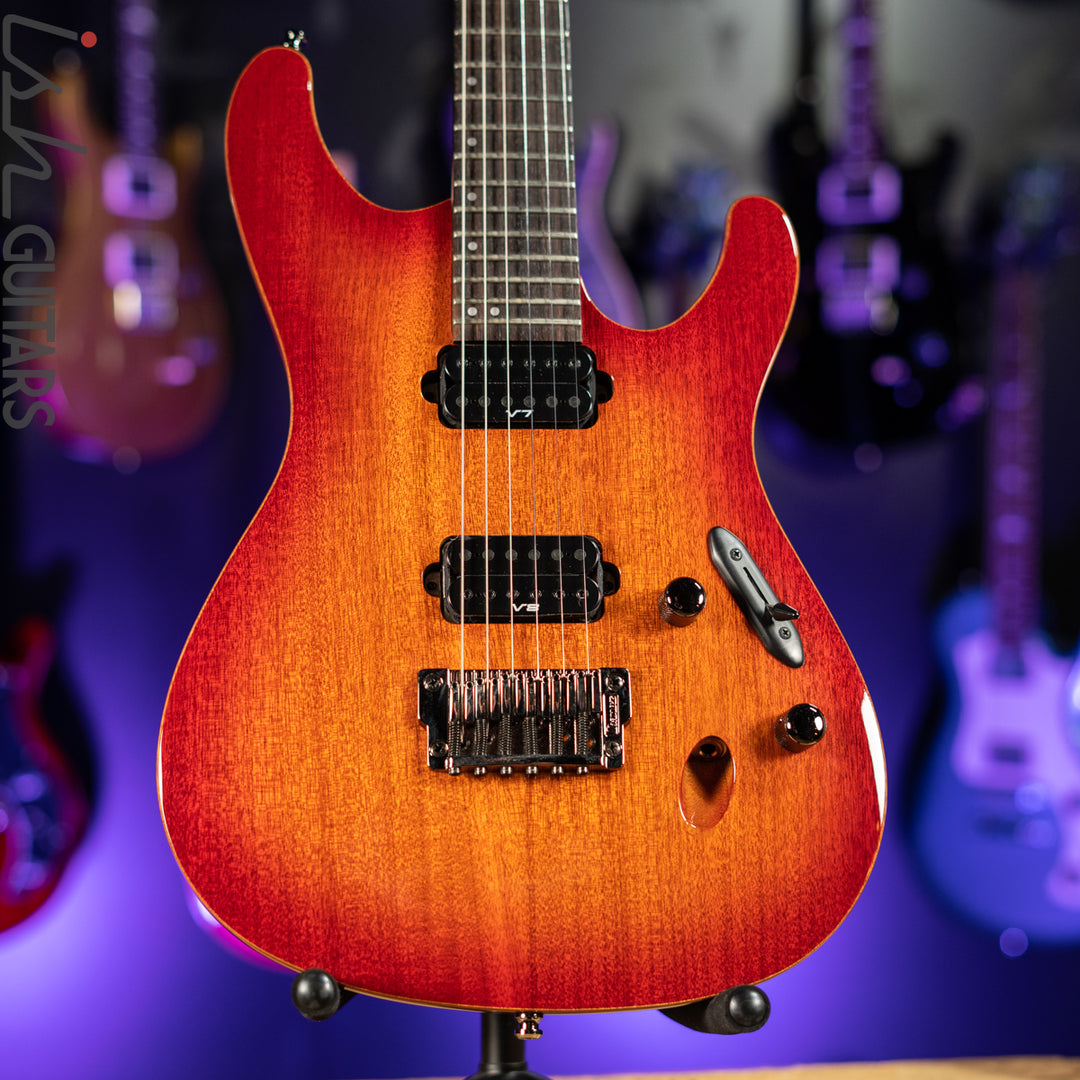 2015 Ibanez Prestige S5521 Blaze Red Burst