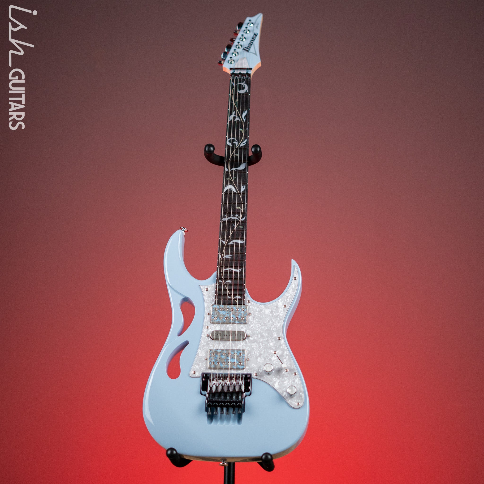 Ibanez Steve Vai Signature PIA3761C Blue Powder – Ish Guitars