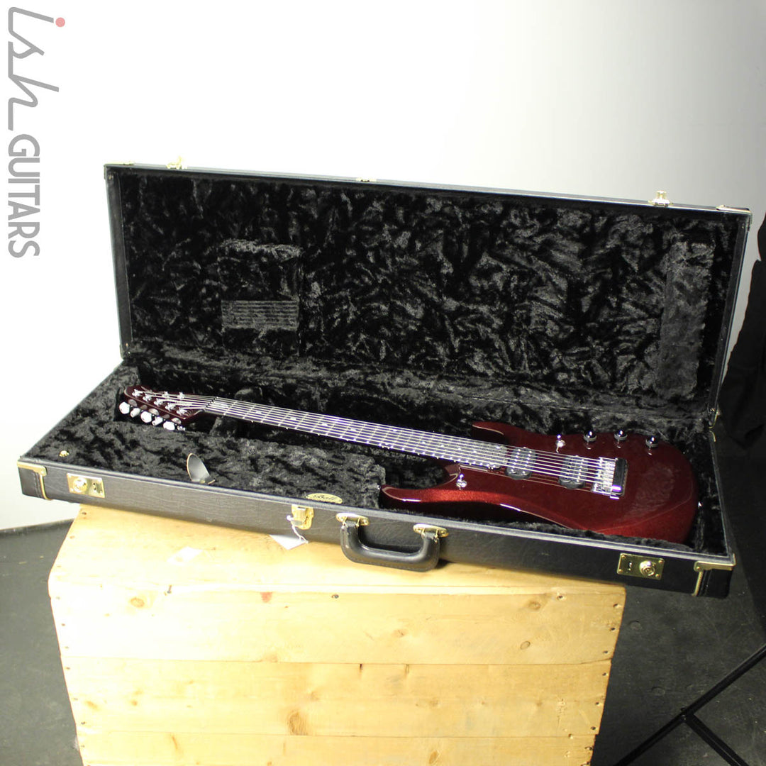2013 Ernie Ball Music Man BFR JP-12 7 String Cherry Sugar