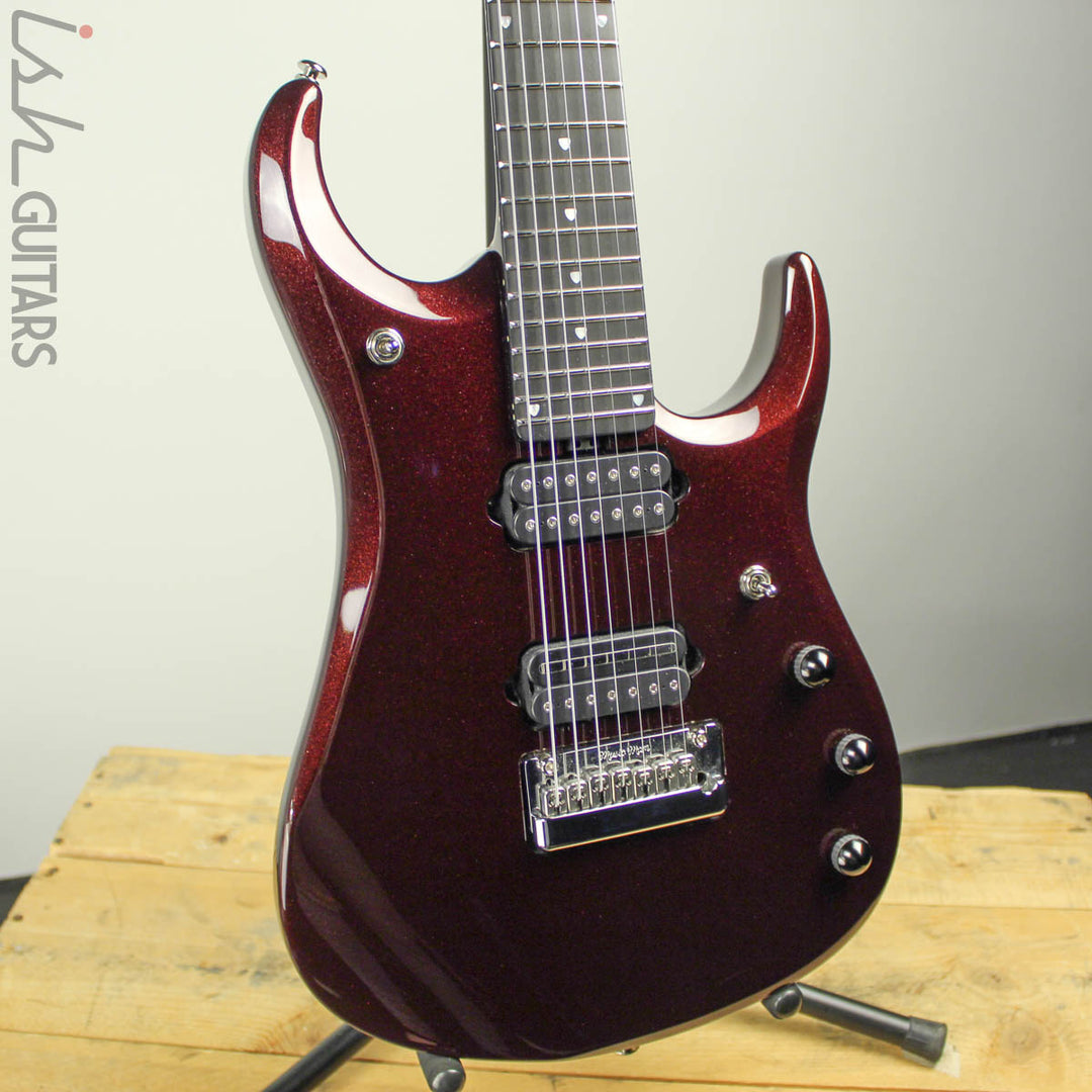 2013 Ernie Ball Music Man BFR JP-12 7 String Cherry Sugar