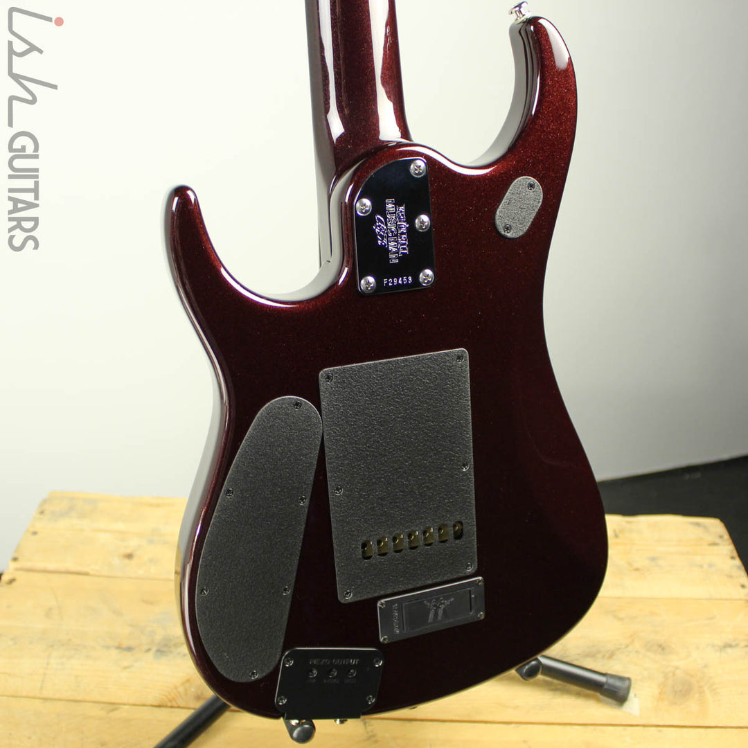 2013 Ernie Ball Music Man BFR JP-12 7 String Cherry Sugar