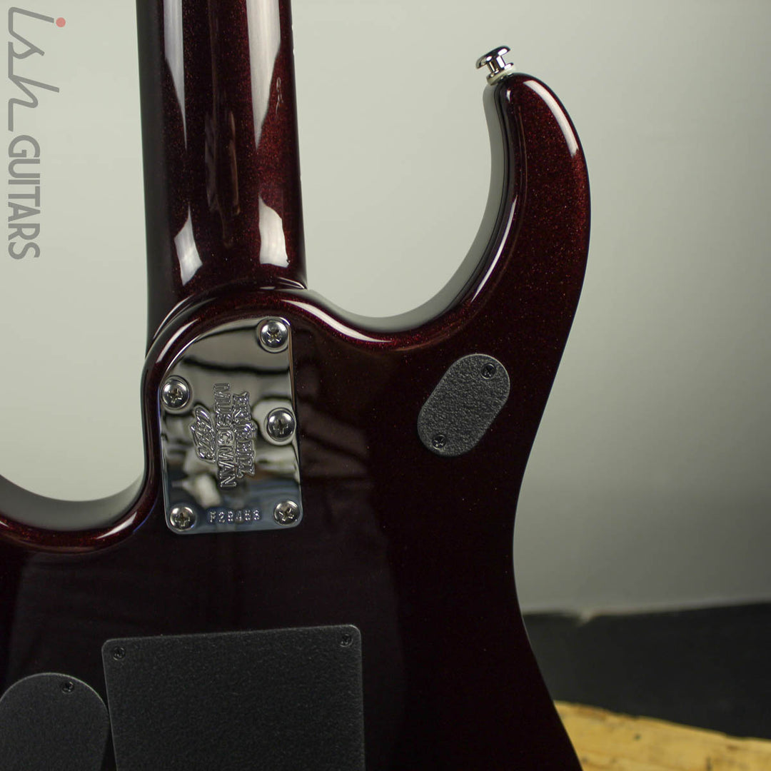 2013 Ernie Ball Music Man BFR JP-12 7 String Cherry Sugar