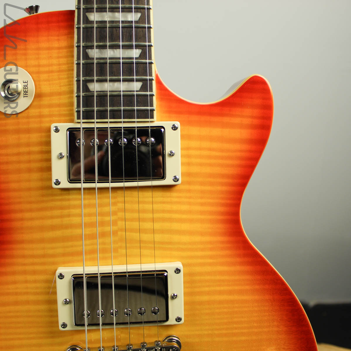 2003 Epiphone 1960 Tribute Plus Les Paul Cherry Sunburst – Ish Guitars