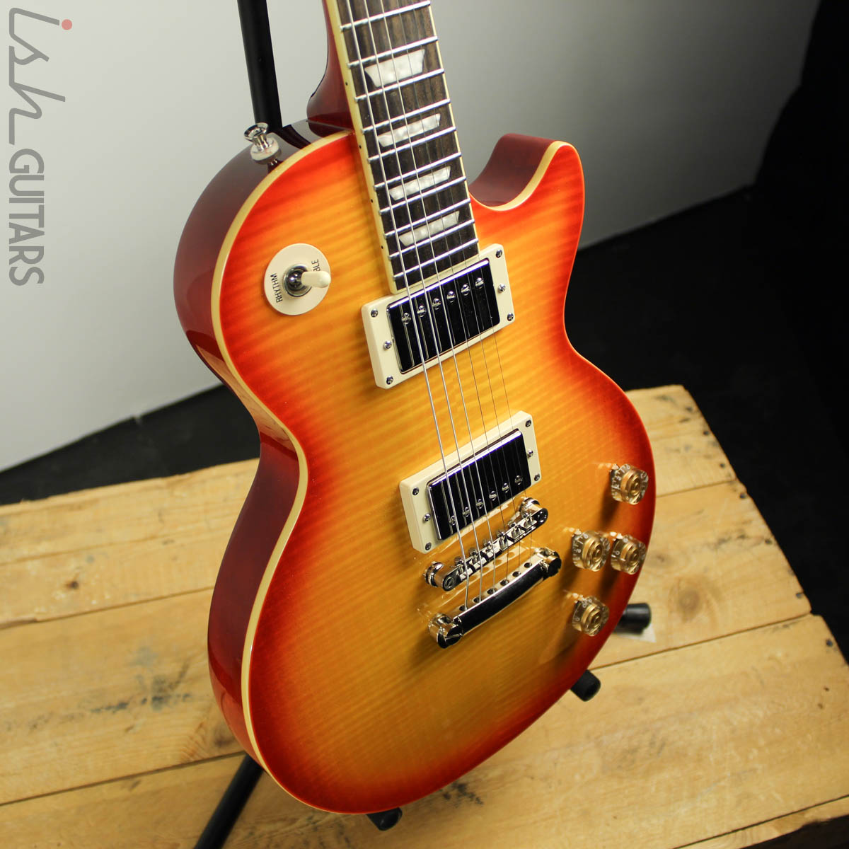 2003 Epiphone 1960 Tribute Plus Les Paul Cherry Sunburst – Ish Guitars