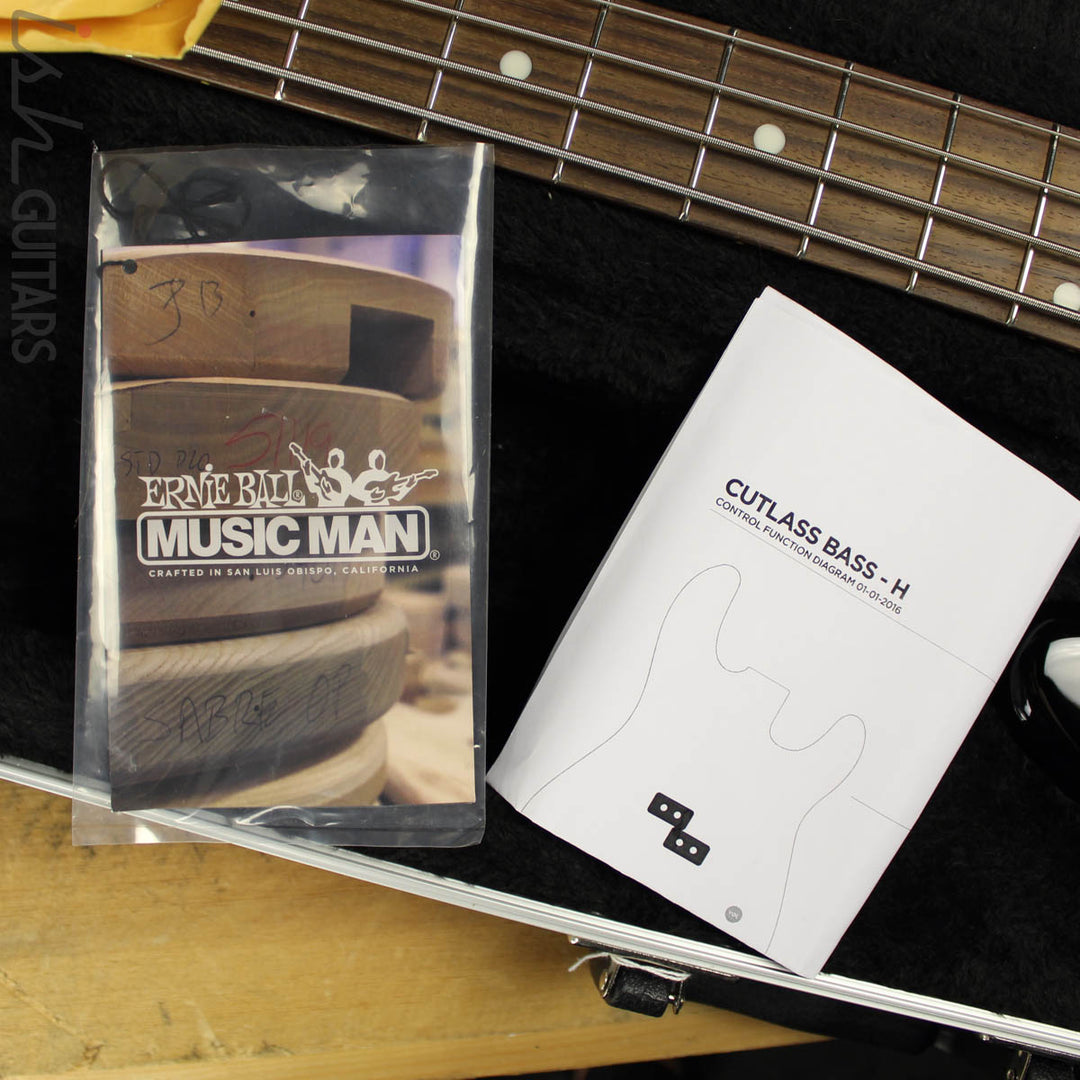 2016 Ernie Ball Music Man Cutlass Bass Black