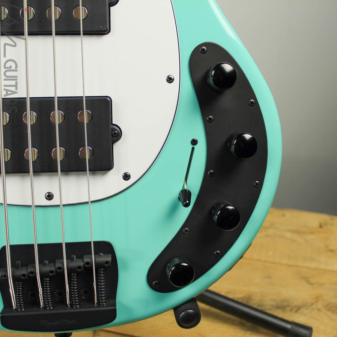 Ernie Ball Music Man StingRay Special 4 HH Cruz Teal Ebony Fretboard