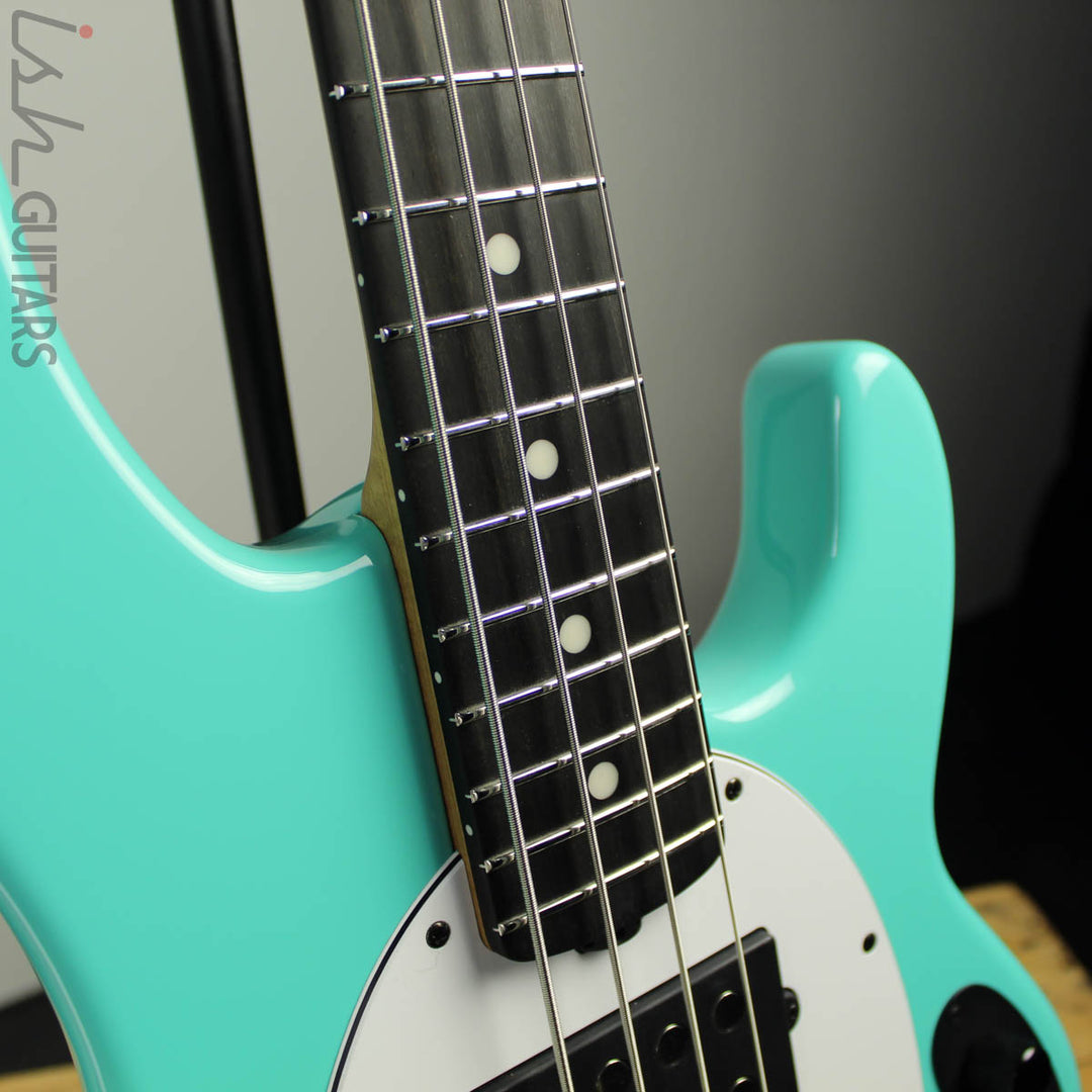 Ernie Ball Music Man StingRay Special 4 HH Cruz Teal Ebony Fretboard