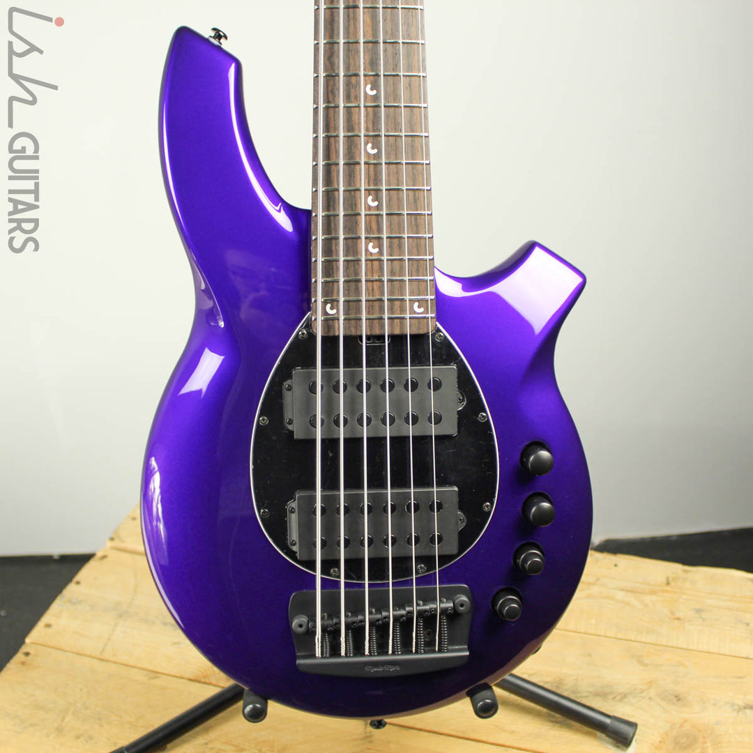Ernie Ball Music Man Bongo 6 HH Firemist Purple