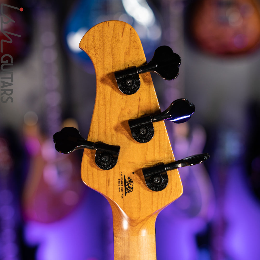 2020 Ernie Ball Music Man Stingray Special HH 4-String Bass Black Ebony Fretboard