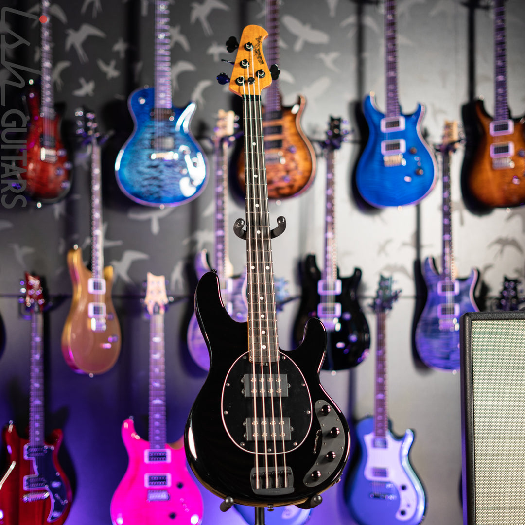 2020 Ernie Ball Music Man Stingray Special HH 4-String Bass Black Ebony Fretboard
