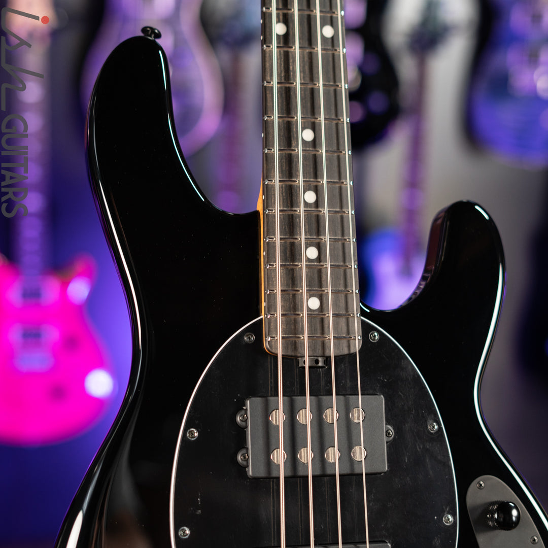 2020 Ernie Ball Music Man Stingray Special HH 4-String Bass Black Ebony Fretboard