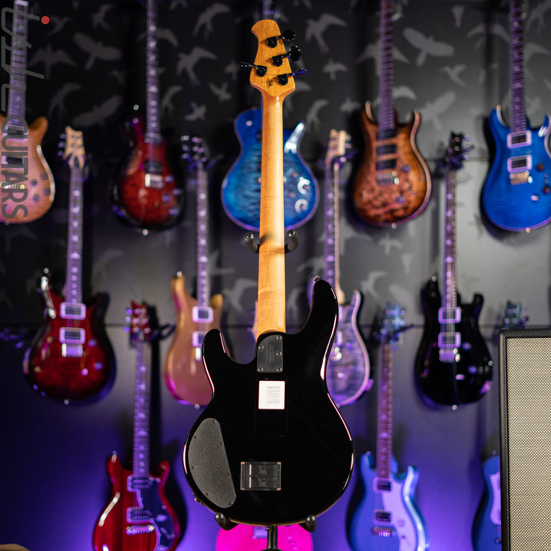 2020 Ernie Ball Music Man Stingray Special HH 4-String Bass Black Ebony Fretboard