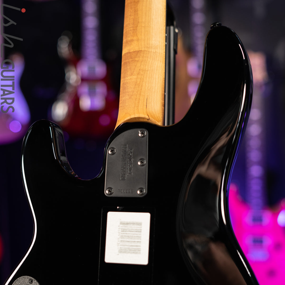 2020 Ernie Ball Music Man Stingray Special HH 4-String Bass Black Ebony Fretboard