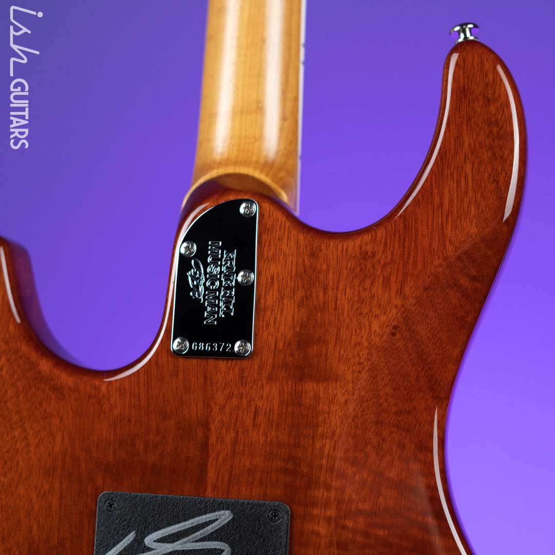 2017 Ernie Ball Music Man BFR Luke III Claro Walnut