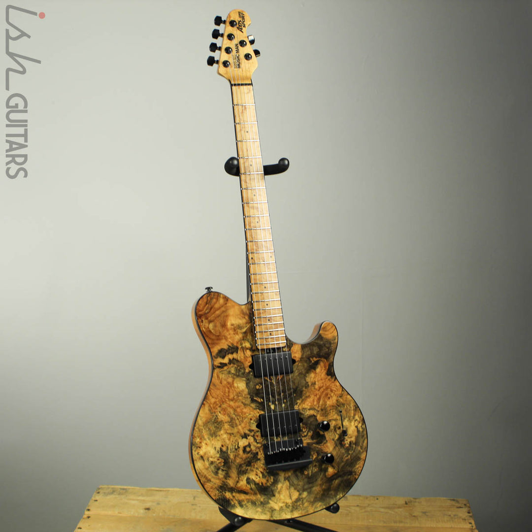 2017 Ernie Ball Music Man BFR Axis Super Sport Buckeye Burl