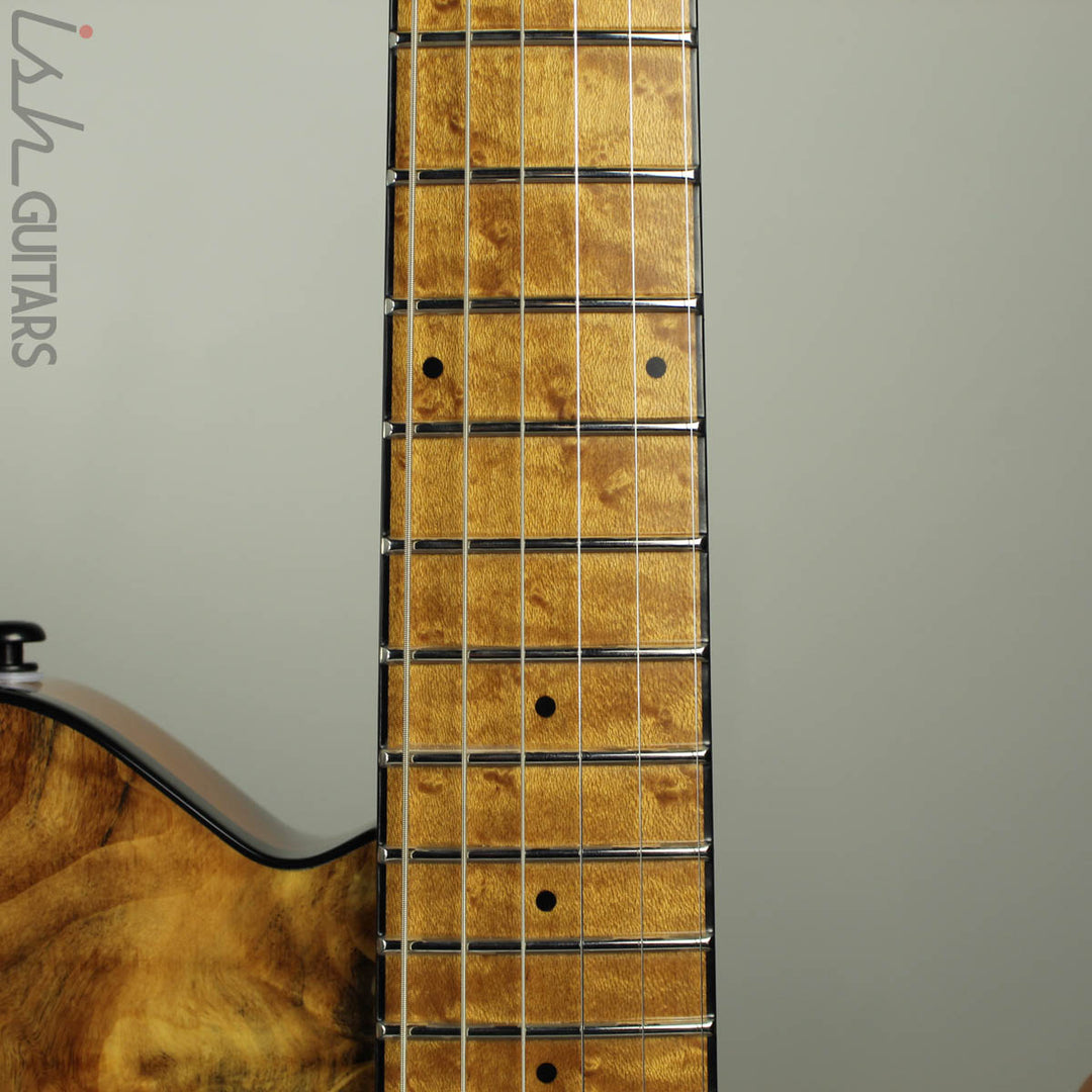 2017 Ernie Ball Music Man BFR Axis Super Sport Buckeye Burl