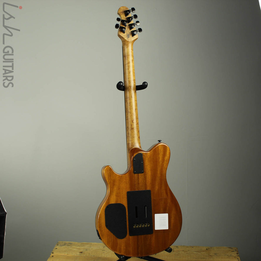 2017 Ernie Ball Music Man BFR Axis Super Sport Buckeye Burl