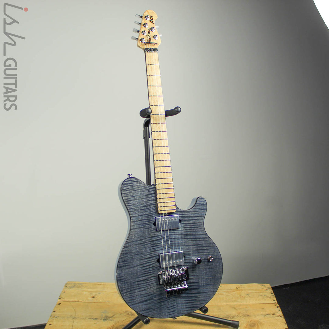 Ernie Ball Music Man BFR Axis Steel Blue Flame