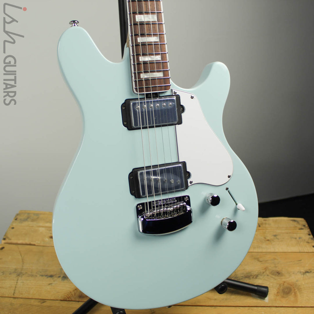 Ernie Ball Music Man BFR Valentine Baby Blue Limited Edition