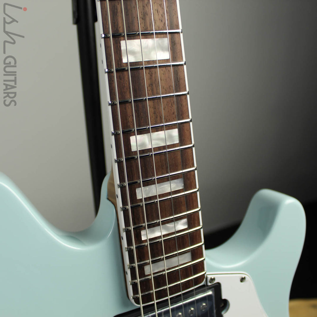 Ernie Ball Music Man BFR Valentine Baby Blue Limited Edition