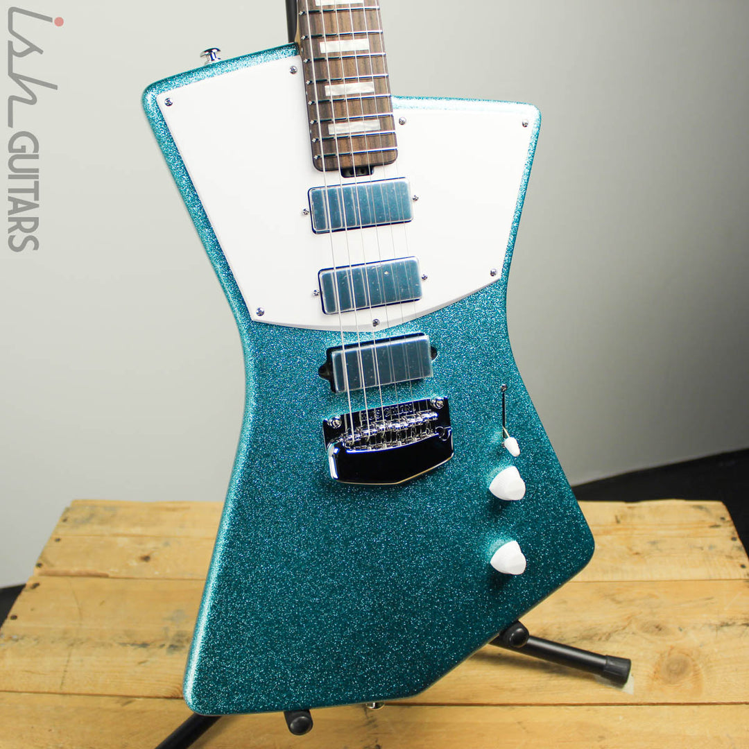Ernie Ball Music Man BFR St. Vincent Turquoise Crush Sparkle HHH