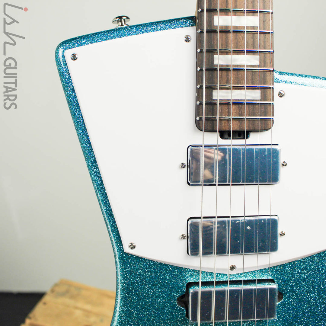 Ernie Ball Music Man BFR St. Vincent Turquoise Crush Sparkle HHH