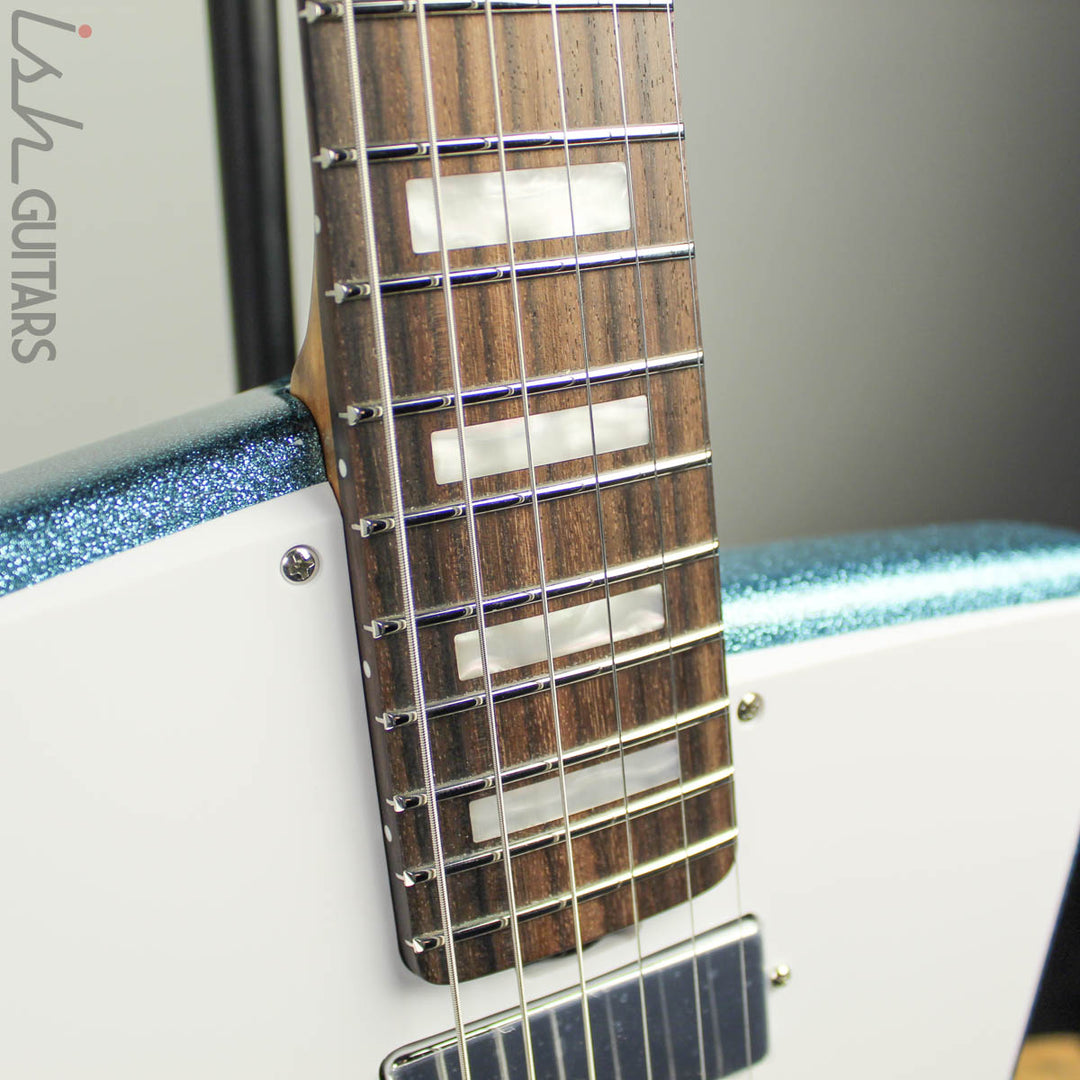 Ernie Ball Music Man BFR St. Vincent Turquoise Crush Sparkle HHH