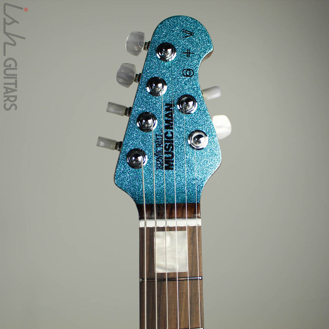 Ernie Ball Music Man BFR St. Vincent Turquoise Crush Sparkle HHH