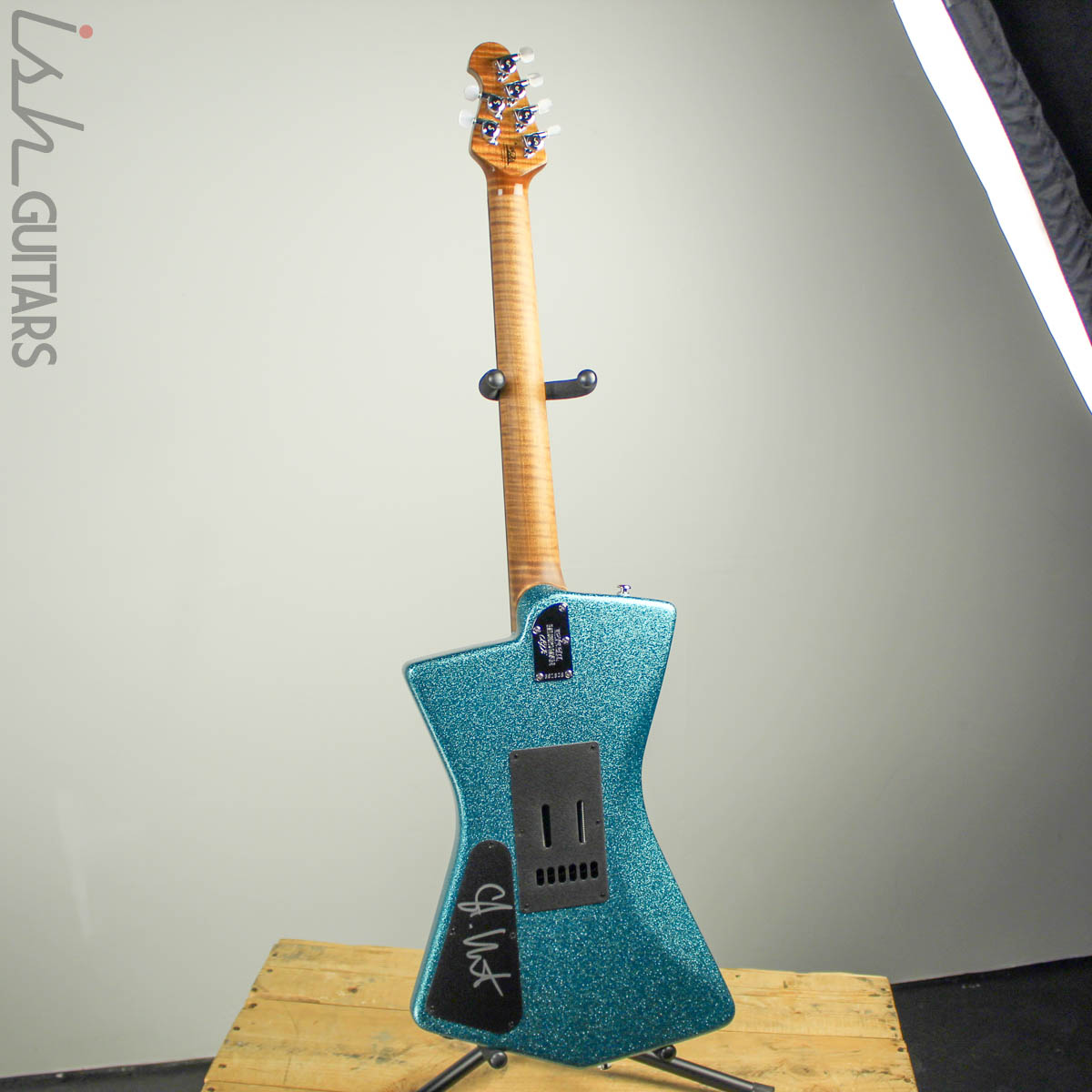 Ernie Ball Music Man BFR St. Vincent Turquoise Crush Sparkle HHH