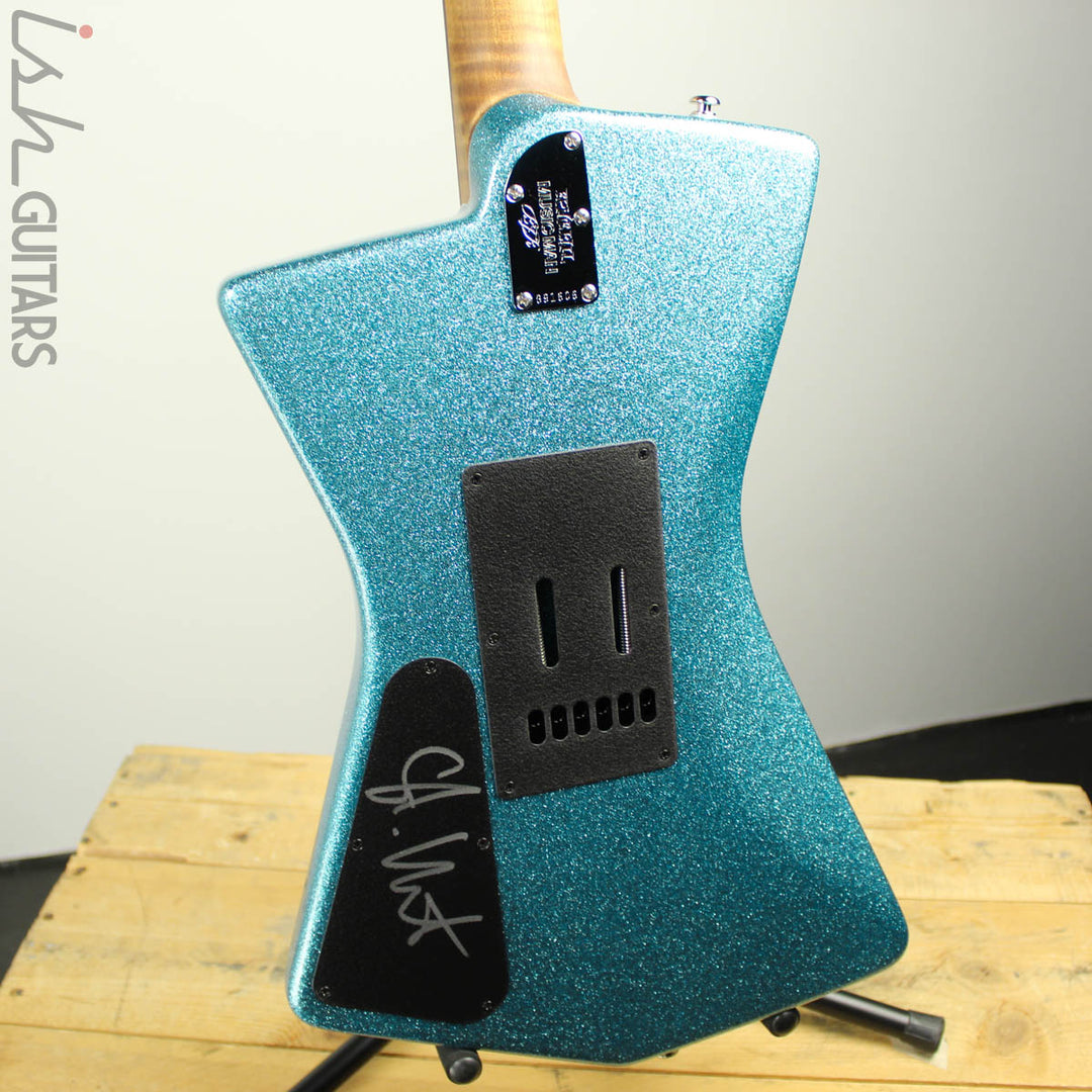 Ernie Ball Music Man BFR St. Vincent Turquoise Crush Sparkle HHH