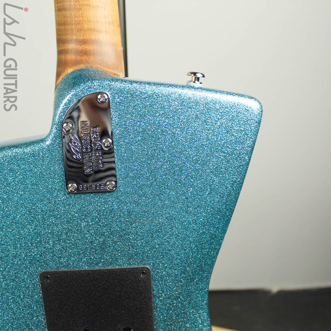 Ernie Ball Music Man BFR St. Vincent Turquoise Crush Sparkle HHH