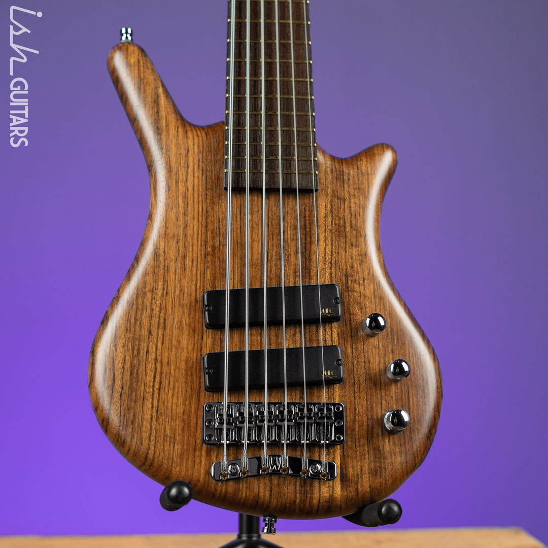 Warwick Teambuilt Pro Series Thumb 6-String Bass Natural Satin Ovangkol
