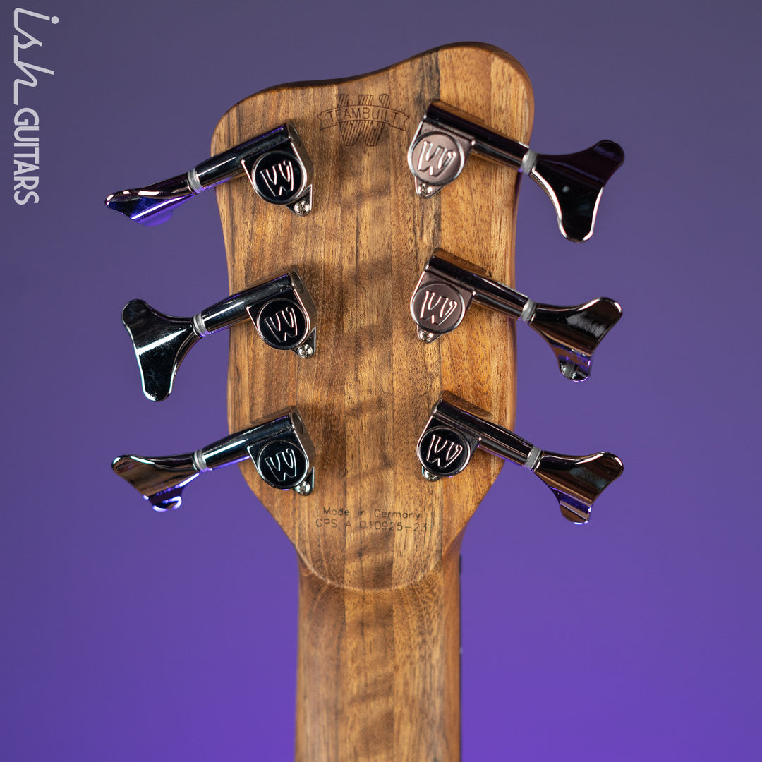 Warwick Teambuilt Pro Series Thumb 6-String Bass Natural Satin Ovangkol