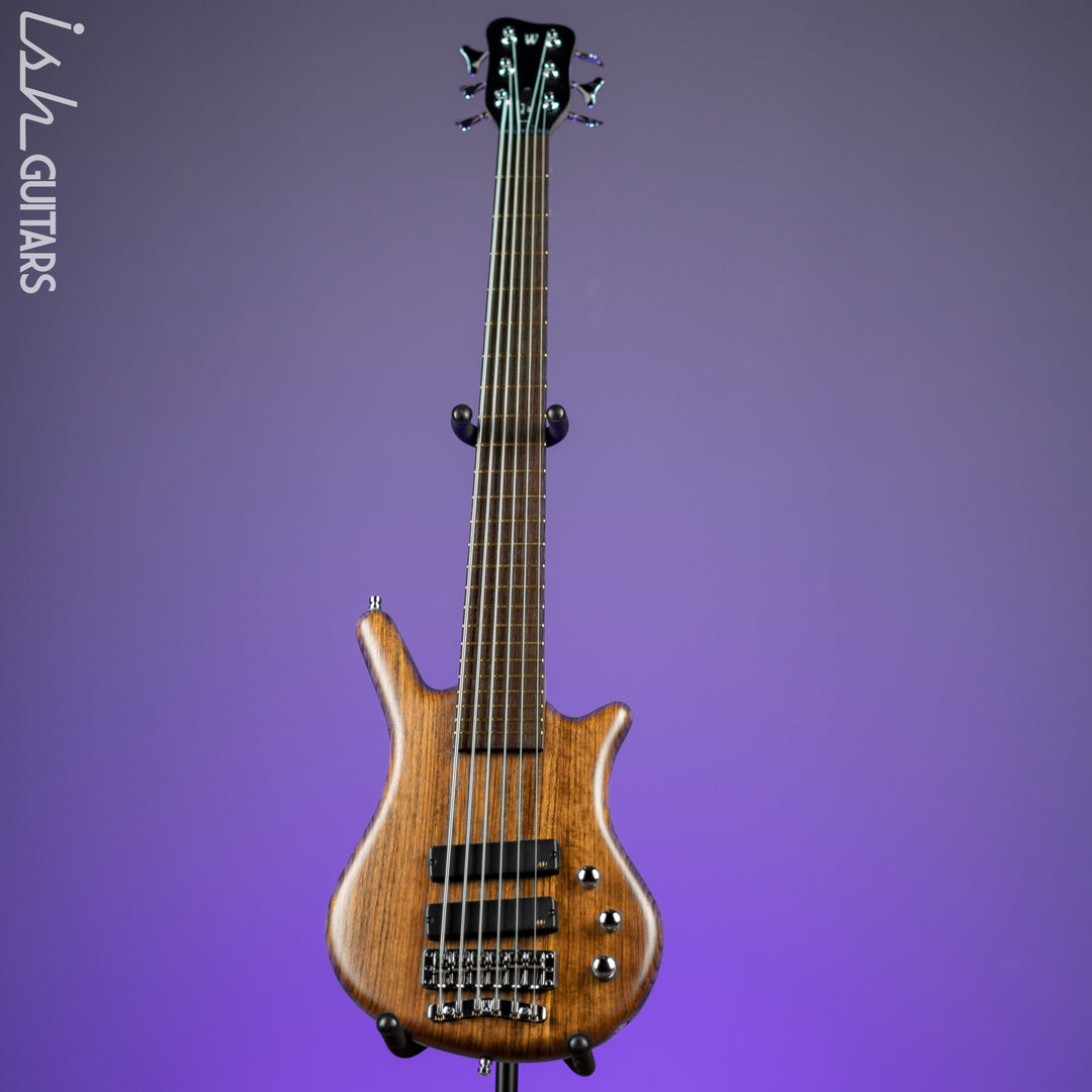 Warwick Teambuilt Pro Series Thumb 6-String Bass Natural Satin Ovangkol