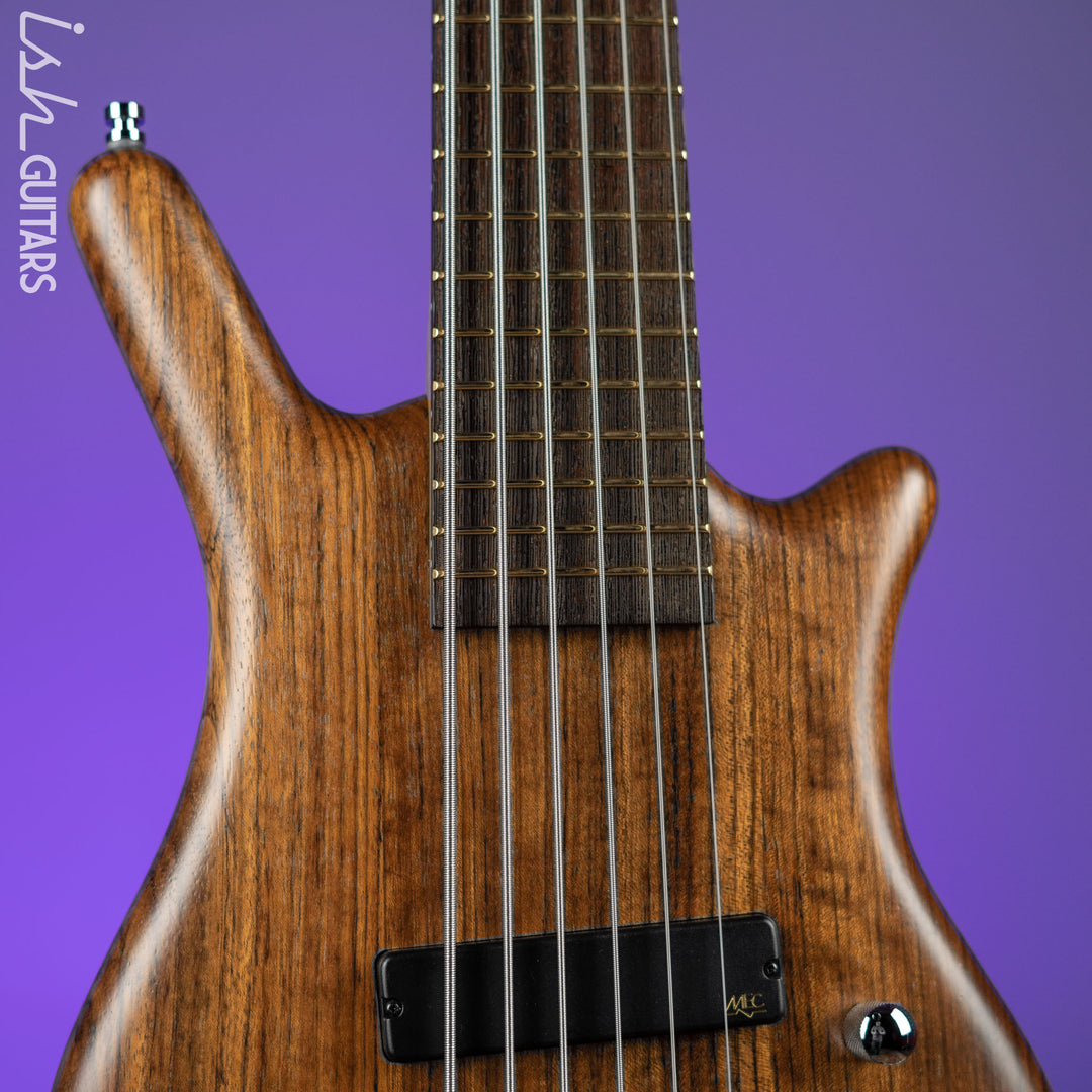 Warwick Teambuilt Pro Series Thumb 6-String Bass Natural Satin Ovangkol