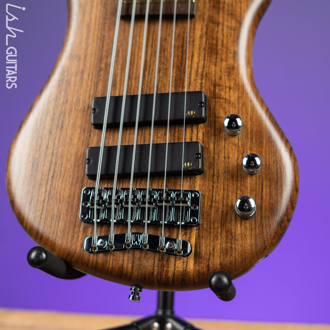 Warwick Teambuilt Pro Series Thumb 6-String Bass Natural Satin Ovangkol