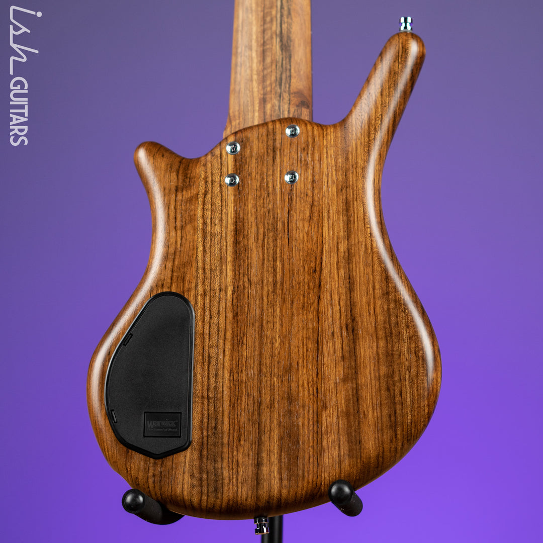 Warwick Teambuilt Pro Series Thumb 6-String Bass Natural Satin Ovangkol