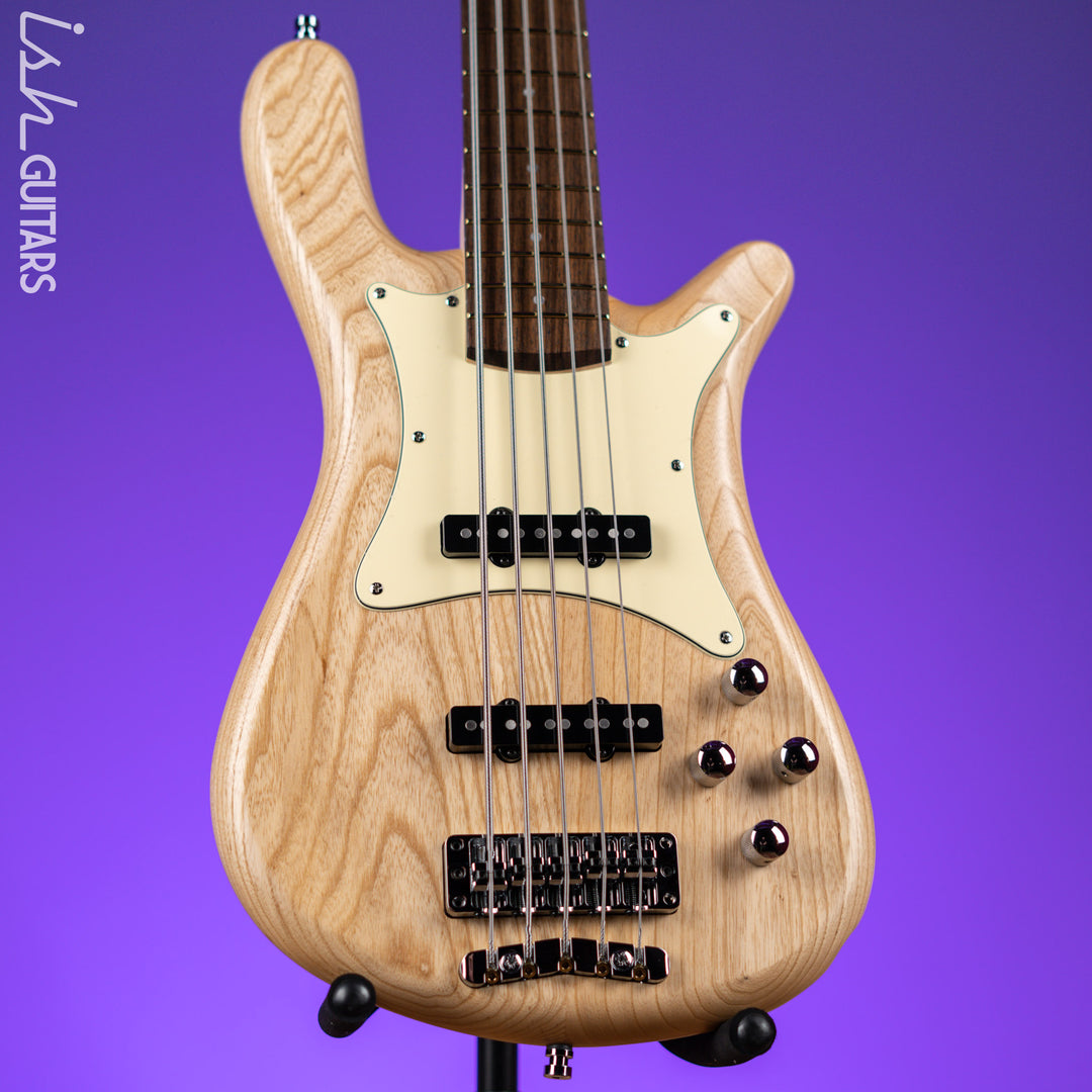 Warwick Teambuilt Pro Series Streamer CV 5-String Natural Transparent Satin