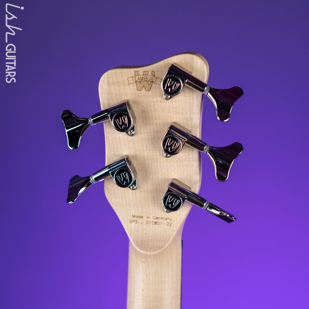 Warwick Teambuilt Pro Series Streamer CV 5-String Natural Transparent Satin