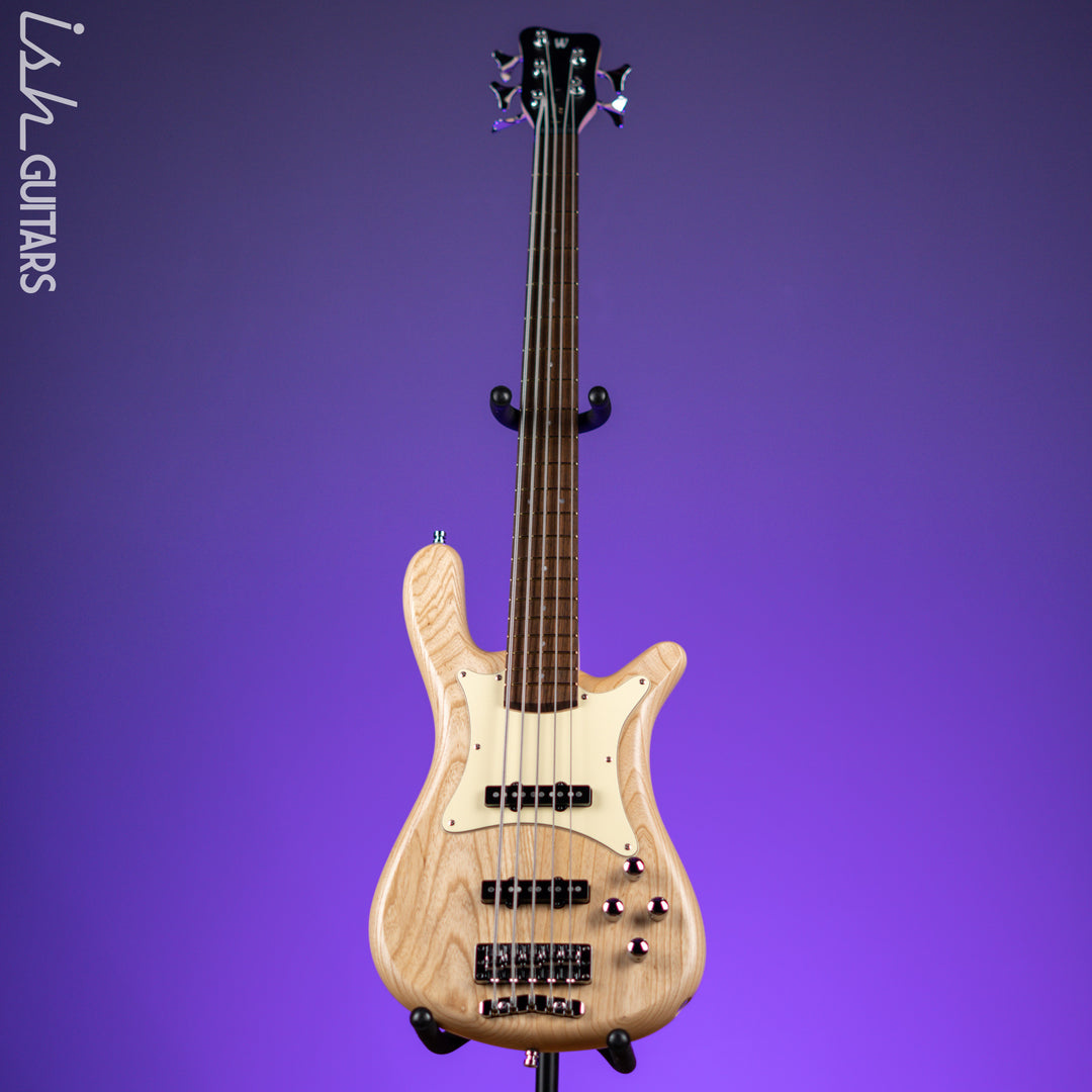 Warwick Teambuilt Pro Series Streamer CV 5-String Natural Transparent Satin