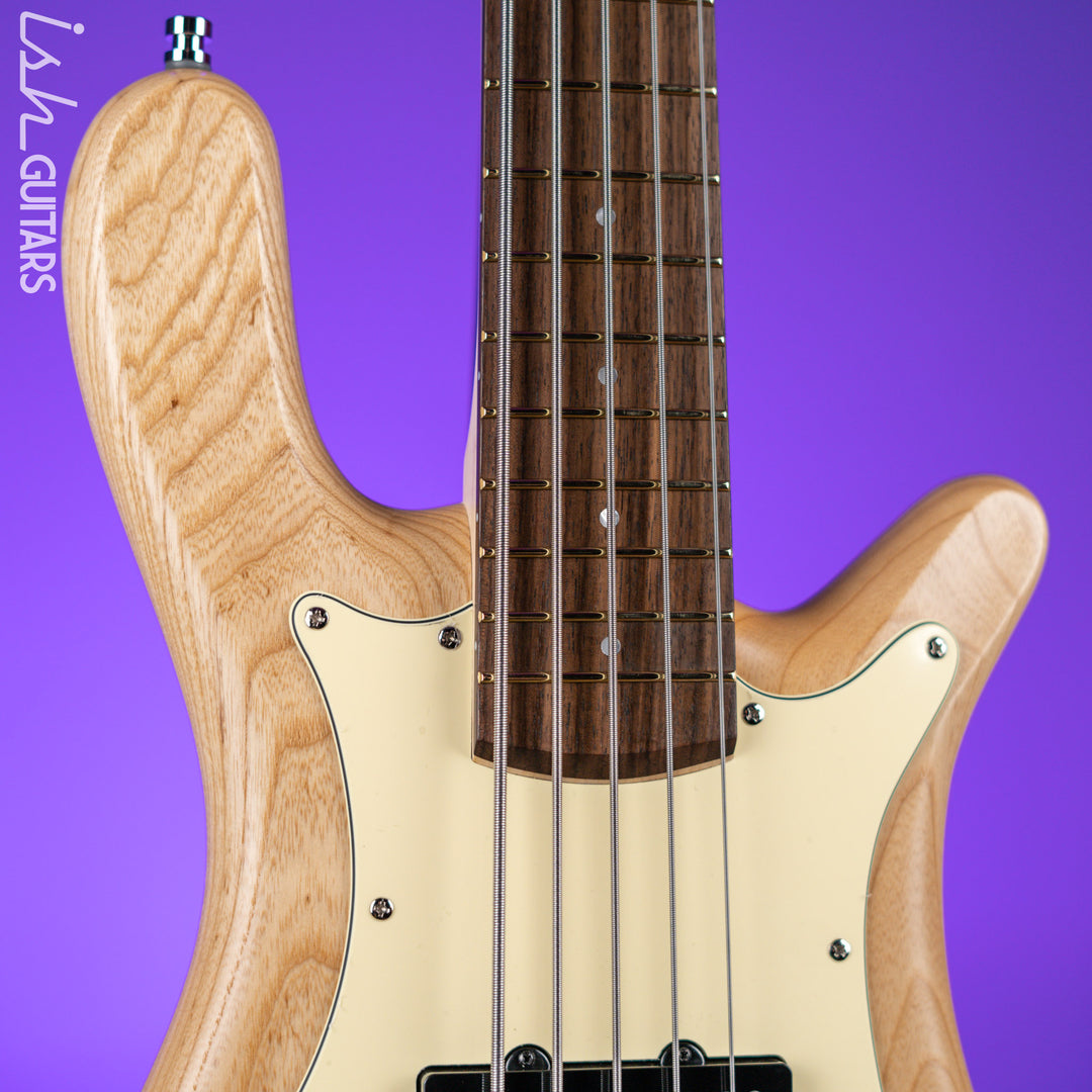 Warwick Teambuilt Pro Series Streamer CV 5-String Natural Transparent Satin