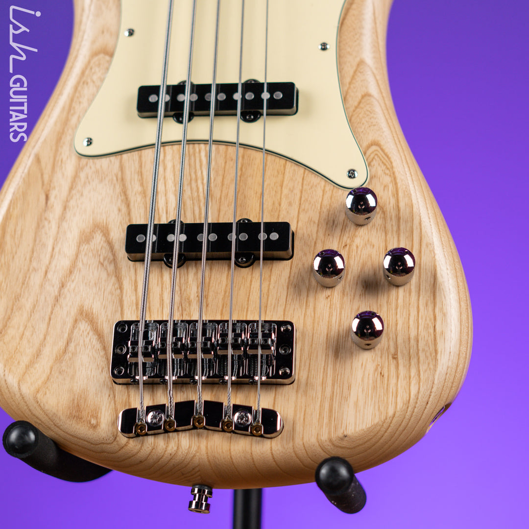 Warwick Teambuilt Pro Series Streamer CV 5-String Natural Transparent Satin