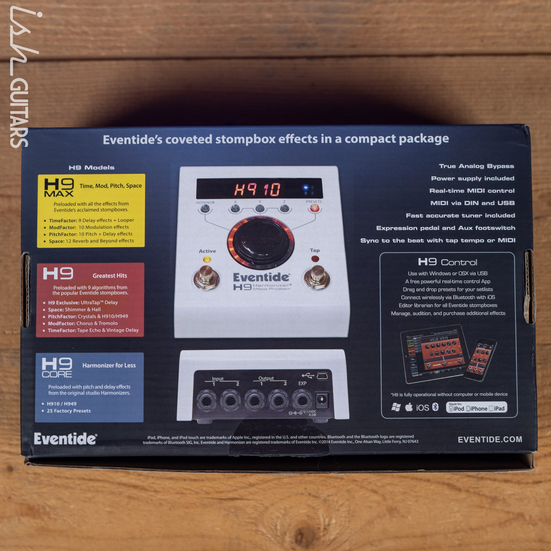 Eventide H9 "Greatest Hits" Harmonizer Effects Processor w/ Barn 3 OX9 Extension Pedal