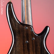 Ibanez Premium SR2605L Left Handed 5-String Bass Cerulean Blue Burst