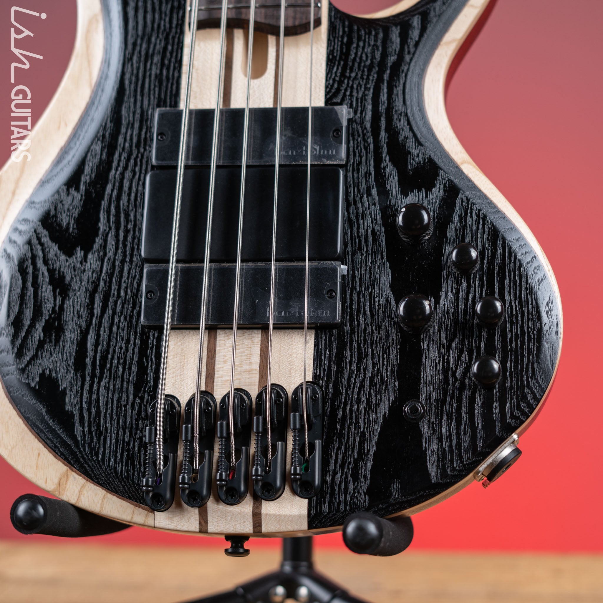 Ibanez BTB865SC 5-String Bass Weathered Black Low Gloss – Ish Guitars