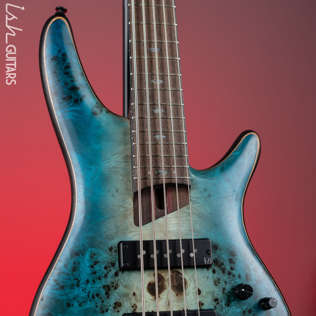 Ibanez Premium SR1605B 5-String Bass Caribbean Shoreline Flat